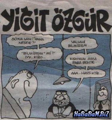 Kro
Kroyum ama para bendee :)
Keywords: yigit Ã¶zgÃ¼r , YiÄŸit Ã–zgÃ¼r KarikatÃ¼rleri